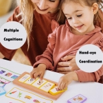 Παιδικό Επιτραπέζιο Παιχνίδι MONTESSORI BINGO με Κάρτες για την Ανάπτυξη / Ταχύτητας / Ακρίβειας και Δημιουργικότητας