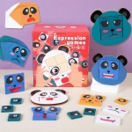 Παιδικό Πολύχρωμο Εκπαιδευτικό Παιχνίδι PANDA FACE CHANGER με τη Μέθοδο MONTESSORI