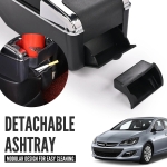 Δερμάτινο Υποβραχιόνιο για Opel Astra J 2009–2018 MK4 - Οικολογικό δέρμα - Μαύρο