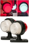 Σετ LED Όγκου NEON 18 SMD Κερατάκι 12V / 24V IP66 Κόκκινό / Λευκό 120mm x 90mm x 90 mm