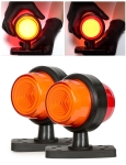 LED Όγκου NEON 18 SMD Κερατάκι 12V / 24V IP66 Κόκκινό / Πορτοκαλί 120mm x 90mm x 90 mm
