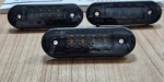 LED Όγκου Φιμε 4 LED Πλευρικής Σήμανσης Πορτοκαλί 12V / 24V IP68 90mm x 30mm