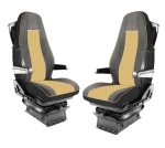 Σετ Καλύμματα Φορτηγού 2τμχ. για VOLVO S FH EURO 6 2016 - 2020 Μπέζ Οικολογικό Δέρμα