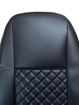 Σετ Καλύμματα Φορτηγού 2τμχ. για VOLVO FH 2013+ Μαύρο Οικολογικό Δέρμα
