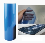 Αυτοκόλλητη Διάφανη Μεμβράνη για Φανάρια Αυτοκινήτου 30cm X 10m σε Μπλε Χρώμα 1 Τεμάχιο