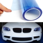 Αυτοκόλλητη Διάφανη Μεμβράνη για Φανάρια Αυτοκινήτου 30cm X 10m σε Μπλε Χρώμα 1 Τεμάχιο