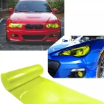 Αυτοκόλλητη Φωσφορούχο Μεμβράνη για Φανάρια Αυτοκινήτου 30cm X 10m σε Κίτρινο Χρώμα 1 Τεμάχιο