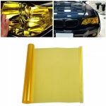 Αυτοκόλλητη Διάφανη Μεμβράνη για Φανάρια Αυτοκινήτου 30cm X 10m σε Κίτρινο Χρώμα 1 Τεμάχιο