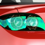 Αυτοκόλλητη Χαμαιλέων Μεμβράνη για Φανάρια Αυτοκινήτου 30cm X 10m σε Πράσινο Χρώμα 1 Τεμάχιο