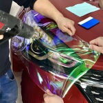 Αυτοκόλλητη Χαμαιλέων Μεμβράνη για Φανάρια Αυτοκινήτου 30cm X 10m σε Πράσινο Χρώμα 1 Τεμάχιο