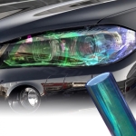 Αυτοκόλλητη Χαμαιλέων Μεμβράνη για Φανάρια Αυτοκινήτου 30cm X 10m σε Μπλε Χρώμα 1 Τεμάχιο