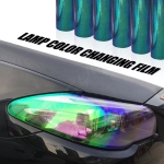 Αυτοκόλλητη Χαμαιλέων Μεμβράνη για Φανάρια Αυτοκινήτου 30cm X 10m σε Μπλε Χρώμα 1 Τεμάχιο