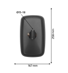 Καθρέπτης για Φορτηγά - Τρακτέρ με βάση 258 mm x 167 mm E4