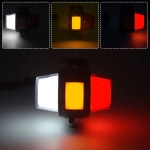 Σετ LED Όγκου NEON Κερατάκια Τριπλά 12V / 24V IP67 Λευκό / Πορτοκαλί / Κόκκινό 76mm x 76mm x 92mm