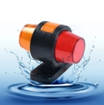 Σετ LED Όγκου NEON Κερατάκια Τριπλά 12V / 24V IP67 Πορτοκαλί / Πορτοκαλί / Κόκκινό 76mm x 76mm x 92mm