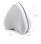 Μαξιλαράκι Ανατομικό για τα Πόδια Memory Foam 25cm x 23cm x 13cm Λευκό