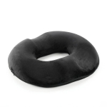 Μαξιλαράκι Ανατομικό Καθίσματος και Καρέκλας Κατάλληλο για Αιμορροΐδες και Εγκυμοσύνη Memory Foam 45cm x 41cm x 7.5cm Μαύρο