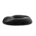 Μαξιλαράκι Ανατομικό Καθίσματος και Καρέκλας Κατάλληλο για Αιμορροΐδες και Εγκυμοσύνη Memory Foam 45cm x 41cm x 7.5cm Μαύρο