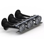 Αεροκόρνα Εξάφωνη "Baby Shark" και 30 ακόμη Μελωδίες 24V Πολύ Ισχυρή +130db για Αυτοκίνητο, Φορτηγό, Τρακτέρ, Λεωφορείο κ.α