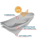 Κουκούλα Αυτοκινήτου SUV για Ακτίνες UV με Τσάντα Μεταφοράς XXL 520mm Αδιάβροχη