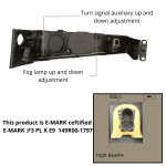 Προβολάκι Ομίχλης Αριστερό LED Λευκό για VOLVO FH14 / FM4 E9