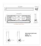 LED Μπάρα 54cm με Βάση 100Watt 12500lm 10-30 Volt DC Ψυχρό Λευκό / Πορτοκαλί για Τοποθέτηση στην Πινακίδα του Αυτοκινήτου E-Mark