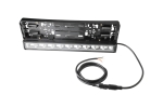 LED Μπάρα 54cm με Βάση 100Watt 12500lm 10-30 Volt DC Ψυχρό Λευκό / Πορτοκαλί για Τοποθέτηση στην Πινακίδα του Αυτοκινήτου E-Mark