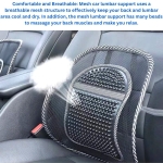 Ανατομικό Στήριγμα Πλάτης για το Κάθισμα Μαύρο 44cm x 37cm