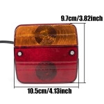 Σετ Φανάρι 4 Λειτουργίες με Βίδες και Καλώδιο 7.5m 12V E9