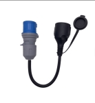 Επέκταση Αντάπτορας Προσαρμογέας από Βύσμα Σούκο στην πρίζα CEE 3 Ακίδων για Τροχόσπιτο / Κατασκηνωτές / Τρέιλερ κ.α - IP44 – 230V / 16A