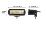 LED Προβολάκι 3 Λειτουργιές Ψυχρό Λευκό 10-30 Volt με Φωτισμό Πορείας / Έκτακτης Ανάγκης STROBE E-mark