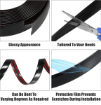 Αυτοκόλλητη Ταινία Προστασίας για Πόρτες / Παράθυρα / Πλευρικούς Καθρέφτες / Μπροστινό Προφυλακτήρα κ.α 25mm x 15m