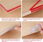 Προστατευτική Διακοσμητική Ταινία Προστασίας για Άκρες Θυρών Αυτοκινήτων Διαφανής 5m