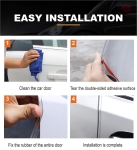 Προστατευτική Διακοσμητική Ταινία Προστασίας για Άκρες Θυρών Αυτοκινήτων Διαφανής 5m