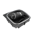 Πόμολο 5 Ταχυτήτων με Φυσούνα Λεβιέ Δερματίνη για Volkswagen Golf V 2005 - 2009 / Golf VI 2010 - 2014