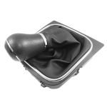 Πόμολο 6 Ταχυτήτων με Φυσούνα Λεβιέ Δερματίνη για Volkswagen Golf V 2005 - 2009 / Golf VI 2010 - 2014 OEM 1K0711113