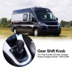 Πόμολο 6 Ταχυτήτων με Φυσούνα Λεβιέ Δερματίνη για Peugeot Boxer / Citroen Jumper / Fiat Ducato OEM 1608508580 / 46314090 / 55348945