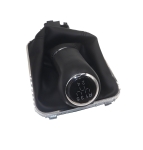 Πόμολο 5 Ταχυτήτων με Φυσούνα Λεβιέ Δερματίνη με Νίκελ Βάση για OPEL Zafira B 2005 - 2014