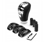 Δερμάτινο Πόμολο Ταχυτήτων UNIVERSAL για VW / Audi / Skoda / Seat / Opel / BMW / Ford / Peugeot / Citroën / Honda / Mazda / Subaru / Hyundai / Kia / 5-τάχυτο / 6-τάχυτο