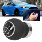 Δερμάτινο Πόμολο Ταχυτήτων UNIVERSAL για BMW / Opel / Ford / Toyota / Honda / Mazda / Nissan / Volkswagen / Audi / Skoda / Seat 5-τάχυτο