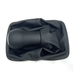 Πόμολο 5 Ταχυτήτων με Φυσούνα Λεβιέ Δερματίνη για Volkswagen Polo 9N / 9N2 2002 - 2009 OEM 6Q2711113F