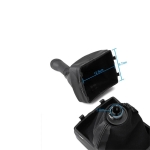 Πόμολο 5 Ταχυτήτων με Φυσούνα Λεβιέ Δερματίνη για Volkswagen Polo 9N / 9N2 2002 - 2009 OEM 6Q2711113F