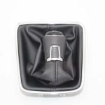 Πόμολο 6 Ταχυτήτων με Φυσούνα Λεβιέ Δερματίνη για Volkswagen Tiguan / Sharan / Golf Plus / Alhambra OEM 5N0711113Q