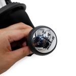 Πόμολο 6 Ταχυτήτων με Φυσούνα Λεβιέ Δερματίνη για Citroën Berlingo II 2008 – 2013 / Peugeot Partner B9 2008 – 2018