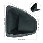 Φυσούνα Λεβιέ Ταχυτήτων Μαύρη Δερματίνη για BMW E90 / E91 3 SERIES 2005 - 2012 / BMW E92 / E93 3 SERIES 2006 - 2013 OEM 8037308