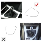 Φυσούνα Λεβιέ Ταχυτήτων Μαύρη Δερματίνη για BMW E90 / E91 3 SERIES 2005 - 2012 / BMW E92 / E93 3 SERIES 2006 - 2013 OEM 8037308