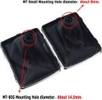 Πόμολο 6 Ταχυτήτων με Φυσούνα Λεβιέ Δερματίνη για Mercedes Benz W204 / C204 / C63 / C300 / C250 / W207 / A207 / W212 2008 - 2014