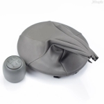 Πόμολο 5 Ταχυτήτων με Φυσούνα Λεβιέ Δερματίνη για FIAT 500 2007 - 2013 / FIAT PANDA 2003 - 2012