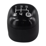 Πόμολο 5 Ταχυτήτων με Φυσούνα Λεβιέ Δερματίνη για Fiat Panda 2012 OEM 502942700