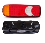 Σετ Φανάρια Φορτηγού LED Δεξί +Αριστερό με Μπρίζα 24V Φρένων - Φλας - Όπισθεν - Πορείας 348mm X 125mm X 85mm